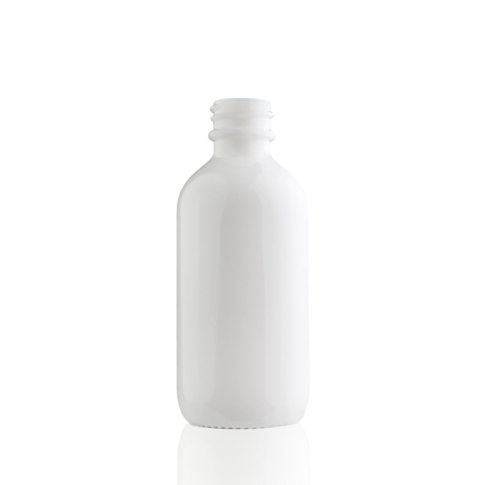 White HDPE Plastic Bottles - Wide Mouth Round Packers